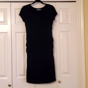 Loveappella Black Maternity Dress